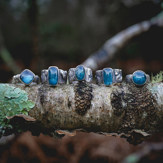 Winter Birch Ring - Size UK P/US 8