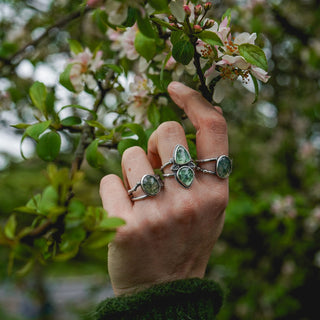 Spring Leaves Ring - Size UK O/US 7.5