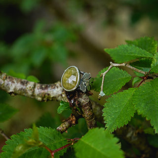 Spring Leaves Ring - Size UK K/US 5.5