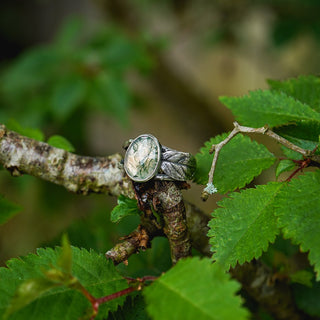 Spring Leaves Ring - Size UK Q/US 8.5