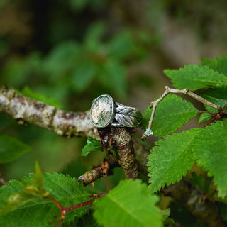 Spring Leaves Ring - Size UK Q/US 8.5