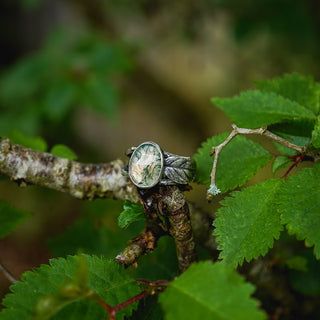 Spring Leaves Ring - Size UK Q/US 8.5