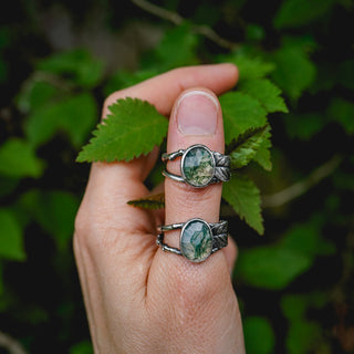 Spring Leaves Ring - Size UK Q/US 8.5