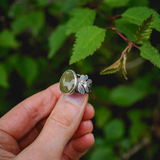 Spring Leaves Ring - Size UK K/US 5.5