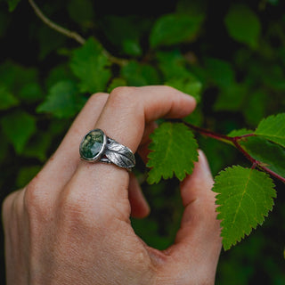 Spring Leaves Ring - Size UK O/US 7.5