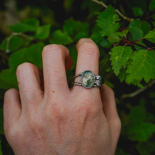 Spring Leaves Ring - Size UK Q/US 8.5