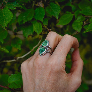 Spring Leaves Ring - Size UK M/US 6.5