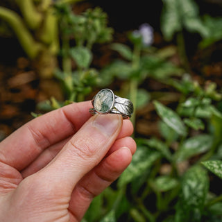 Spring Leaves Ring - Size UK Q/US 8.5