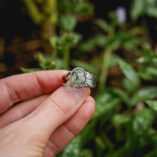 Spring Leaves Ring - Size UK O/US 7.5