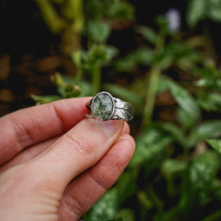 Spring Leaves Ring - Size UK O/US 7.5