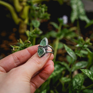 Spring Leaves Ring - Size UK M/US 6.5