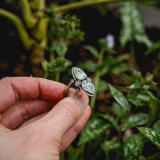 Spring Leaves Ring - Size UK M/US 6.5