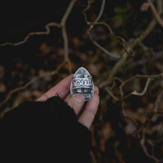 Winter Moon Ring - Size UK Q/US 8.5