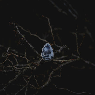 Winter Moon Ring - Size UK Q/US 8.5