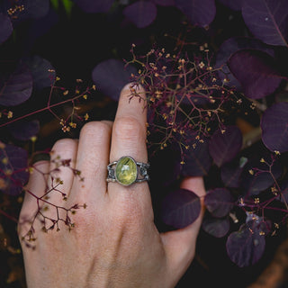 Spring Leaves Ring - UK O/US 7.5
