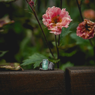 Spring Leaves Ring - Size UK L/US 6