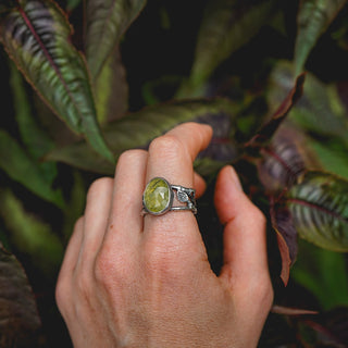 Spring Leaves Ring - UK O/US 7.5