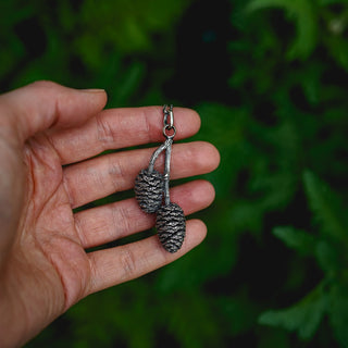 Double Alder Cone Pendant