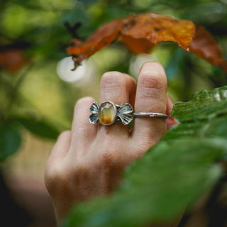 Autumn Flutter Ring - Size UK M/US 6.5