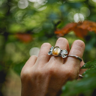 Autumn Flutter Ring - Size UK M/US 6.5