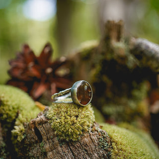 Fossilised Pinecone Ring - UK R/US 9