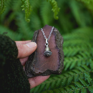 Corn Poppy Seed Pod Necklace