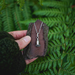 Corn Poppy Seed Pod Necklace