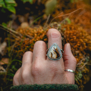 Autumn Leaves Ring - UK Q/US 8.5