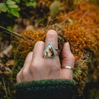 Autumn Leaves Ring - UK Q/US 8.5