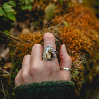 Autumn Leaves Ring - UK Q/US 8.5