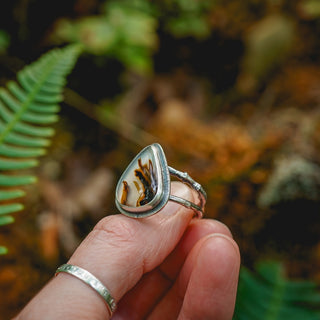 Autumn Leaves Ring - UK Q/US 8.5