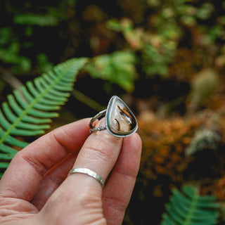Autumn Leaves Ring - UK Q/US 8.5