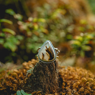 Autumn Leaves Ring - UK Q/US 8.5