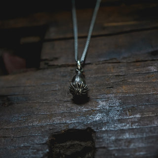 Corn Poppy Seed Pod Necklace