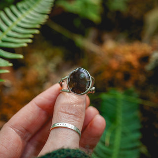 Fossilised Pinecone Ring - UK R/US 9