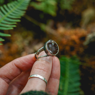 Fossilised Pinecone Ring - UK R/US 9
