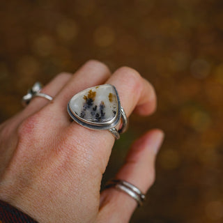 Autumn Leaves Ring - Size UK T/US 10