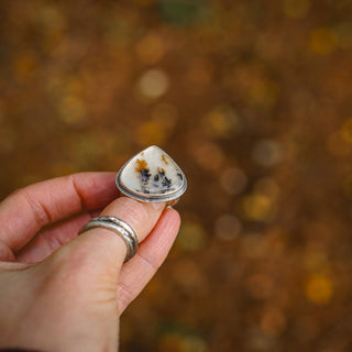 Autumn Leaves Ring - Size UK T/US 10
