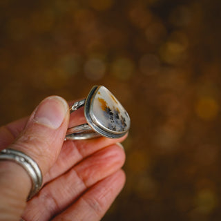 Autumn Leaves Ring - Size UK T/US 10