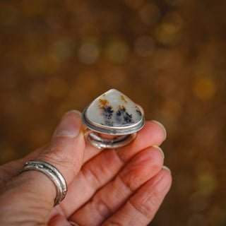 Autumn Leaves Ring - Size UK T/US 10