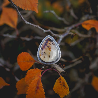 Autumn Leaves Ring - UK T/US 10