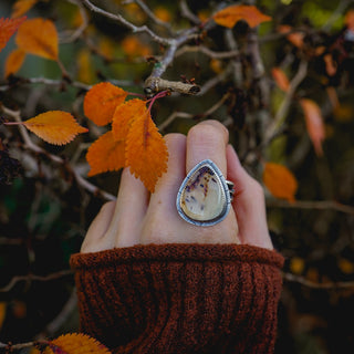 Autumn Leaves Ring - UK T/US 10