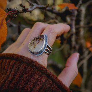 Autumn Leaves Ring - UK T/US 10