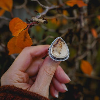 Autumn Leaves Ring - UK T/US 10