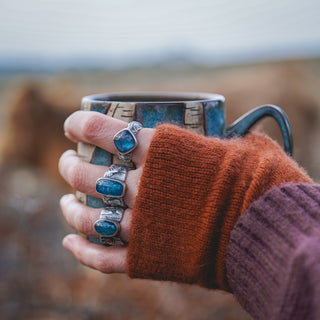 Winter Birch Ring - Size UK M/US 6.5