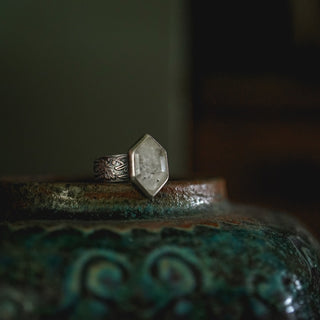 Winter Attunement Ring - Size UK P/US 8