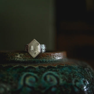Winter Attunement Ring - Size UK P/US 8