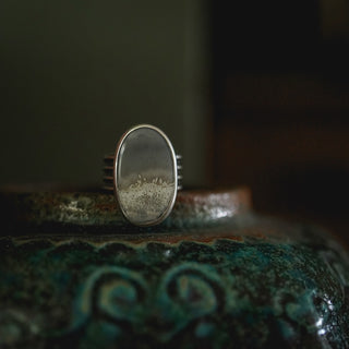 Frosty Morning Ring - Size UK M/US 6.5