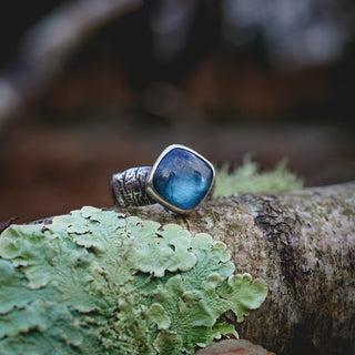 Winter Birch Ring - Size UK N/US 7