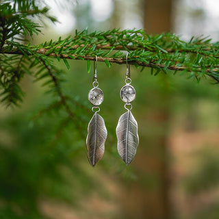 Winter Leaves Earrings no.2